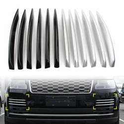 6x Auto Front Bumper Fog Light Lamp Cover Trim Decorative For Land Rover Ranger Rover Vogue L405 2018 2019 2020 2021