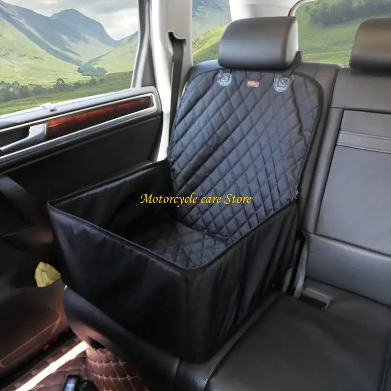 U75F Dog Car Seats,Dog Seats for Small Dogs and Cats,Pet Car Seats Carries Bag Pet Travel Bed for Front & Back Seats