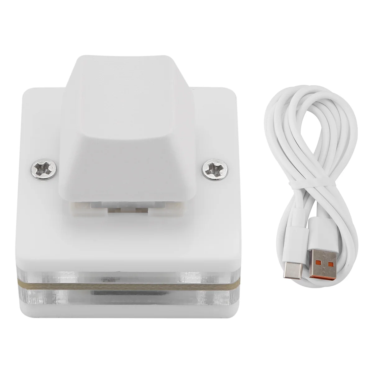 A49T RGB Mini 1 Kunci OSU Gaming Keyboard Photoshop Gambar Keyboard Pemrograman Makro Keypad Keyboard Mekanis, Poros Merah