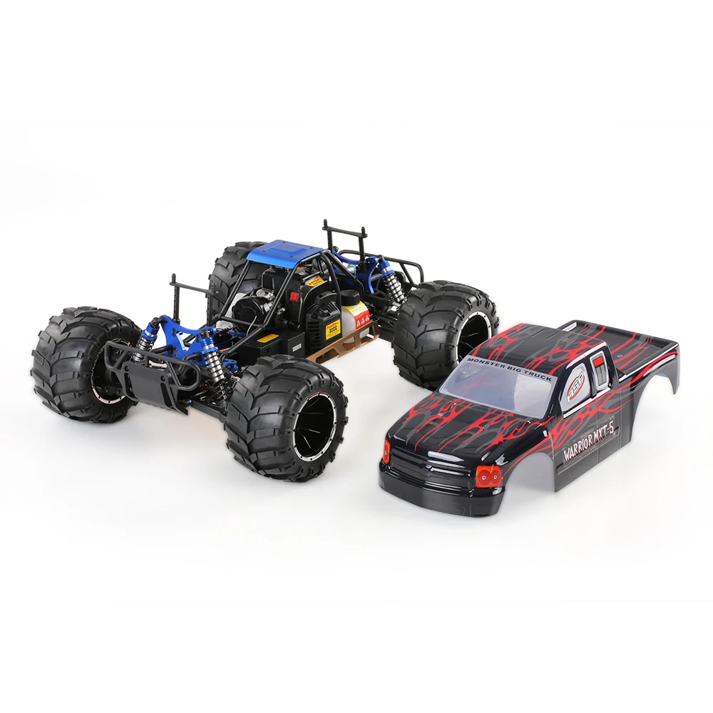 HSP Skeleton 1/5   RC Car 4WD 32CC Engine 94050  Radio Control  Patrol Power Monster Truck  RTR Steel Gear Box Warrior MXT-5