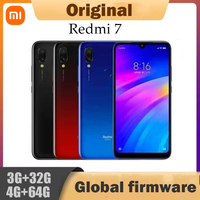 Original Xiaomi redmi 7 4GB 64GB Global Rom celular googleplay Fingerprint Octa-core 4G Smartphone