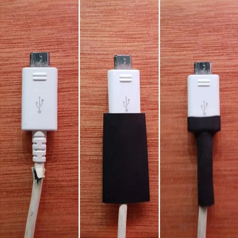 8 متر/مجموعة أنابيب الانكماش الحراري 1/2/3/4/5/6/8 مللي متر 2:1 أسود العزل يتقلص التفاف يتقلص الحرارة للكابل لتقوم بها بنفسك طقم أسلاك موصل