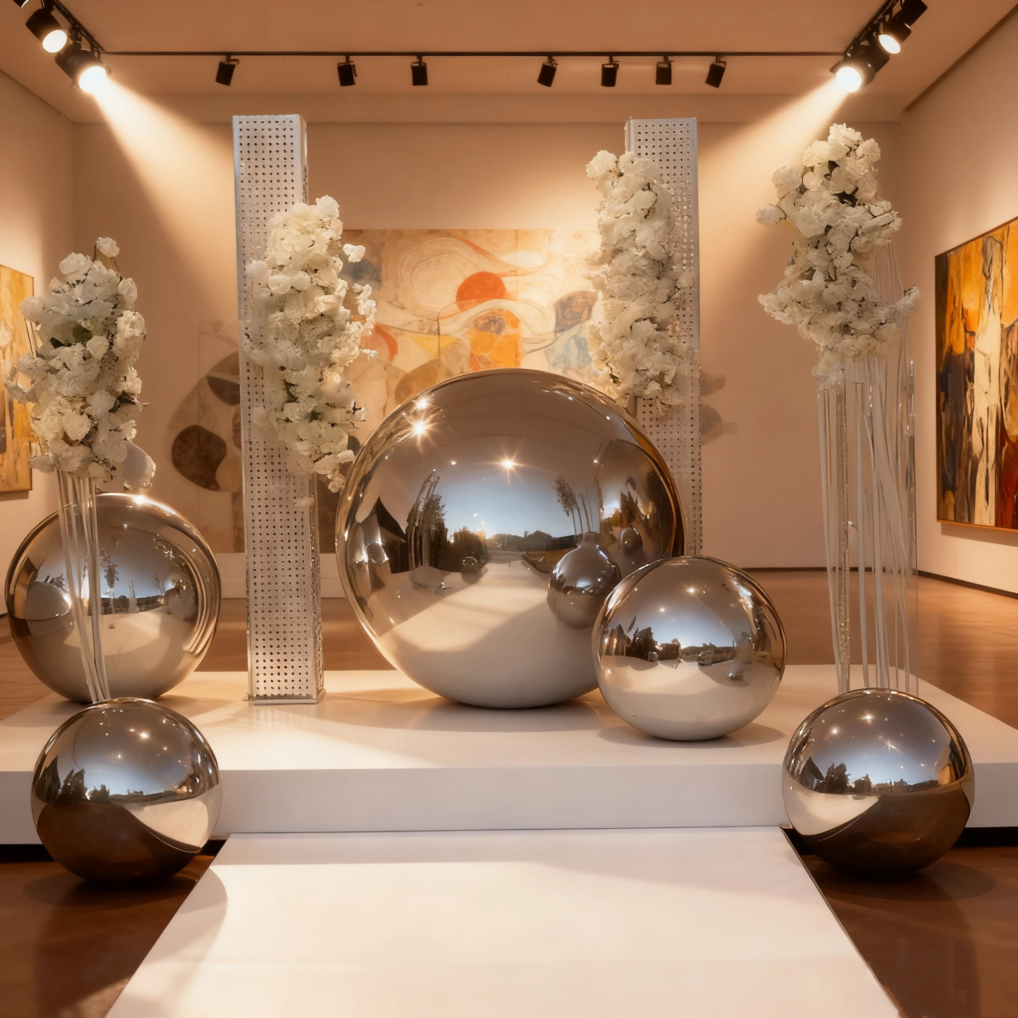 

6PCS Double-Layer Thickened Solid Color Inflatable Mirror Ball Reflective Balloon For Home Shopping Mall Event Wedding Stage