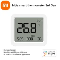 Xiaomi Mijia Smart Bluetooth Thermometer 3 Mesh LCD Wireless Electric Digital Hygrometer Temperature and Humidity 3 For Mi home