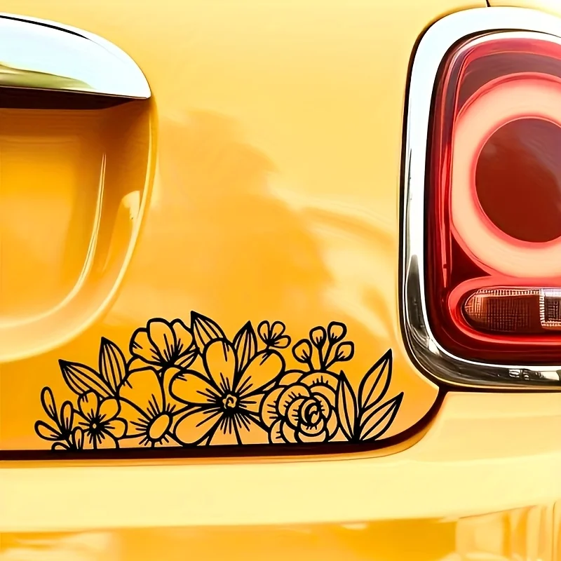 

Wildflower Vinyl Decal, Wildflower Sticker Wildflower Car Decals For Laptop Decal For Trucks Mirror Window