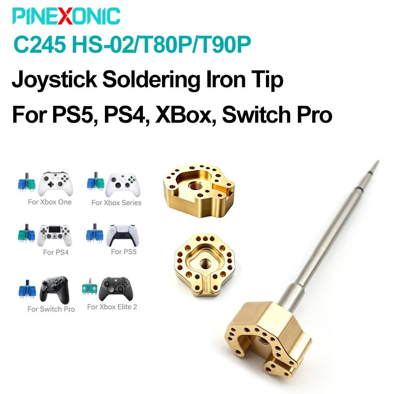 C245 Rapid Heating Soldering Tip for HS-02A/T80P/T90B, Game Controller Joystick Repair Tip Compatible Xbox PS4 PS5 Switch Pro