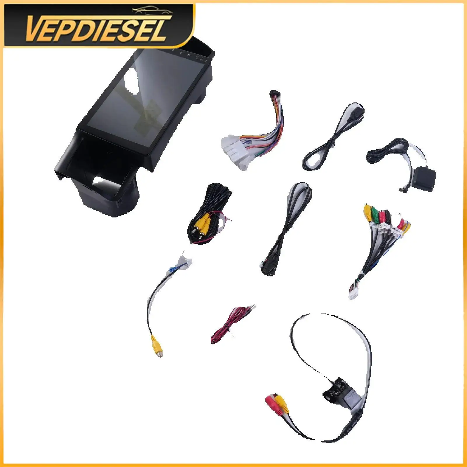 

9-дюймовый мультимедийный плеер Android 12 2G + 32G для Corolla 2003-2008, 4-ядерный GPS WIFI