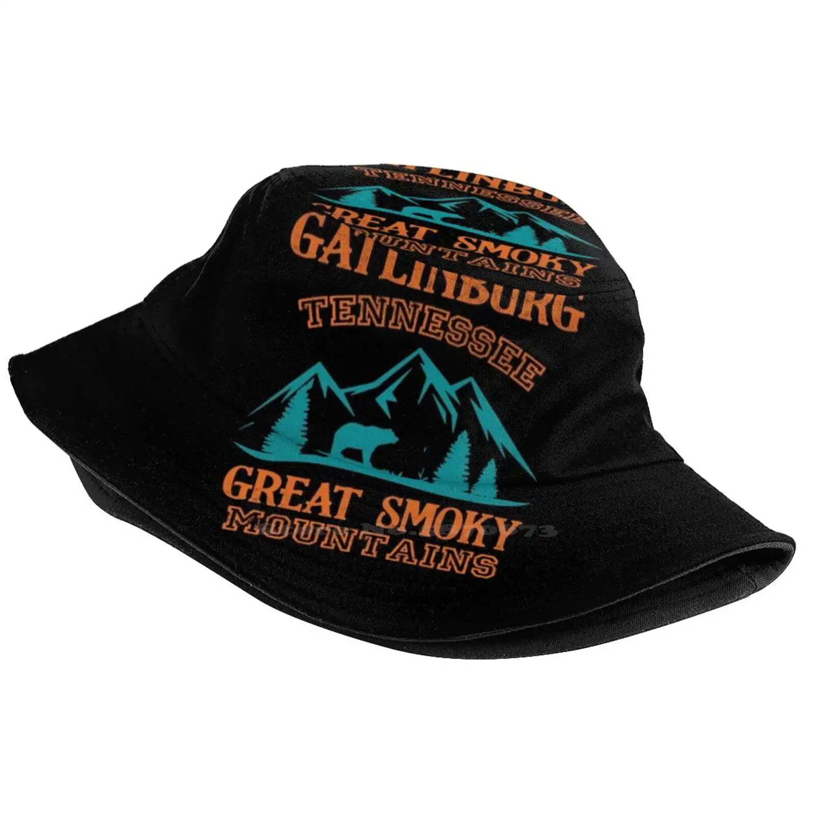 Gatlinburg Tennessee Great Smoky Mountains Souvenirs Bear Fishing Hunting Climbing Cap Fisherman Hats Gatlinburg Tennessee