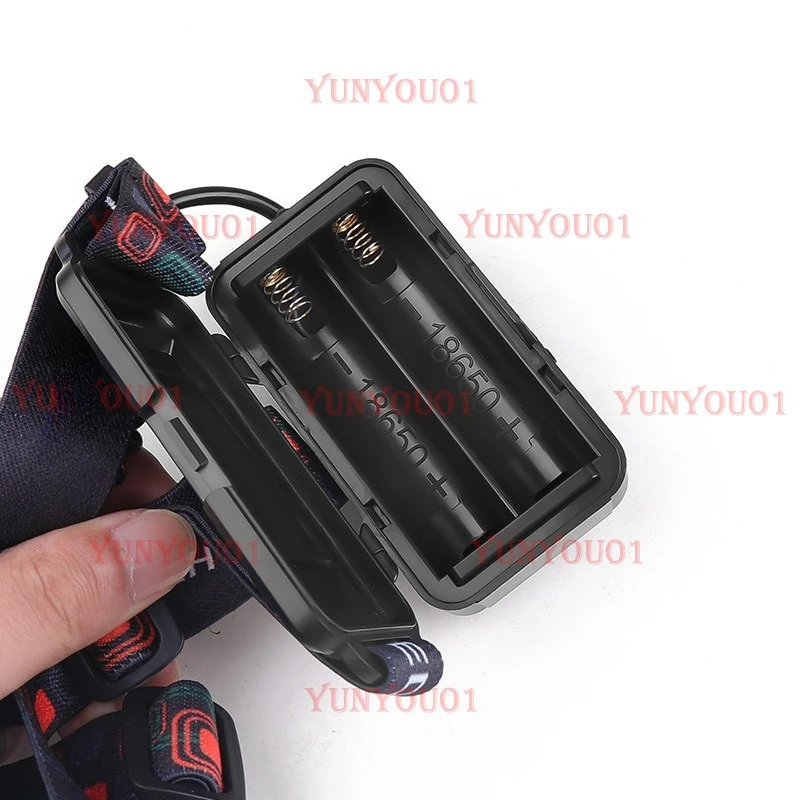 Cross-border New White Laser Long-distance Strong Light Headlight Rechargeable Outdoor Fishing Climbing Zoom Head-mounted