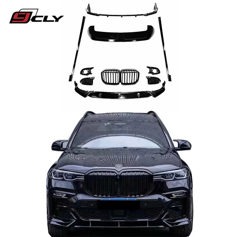 CLY Black Knight Body Kit for  X7 G07 2019-2023 | Front Lip+Diffuser+Side Skirts | Upgrade | Flash Sale!