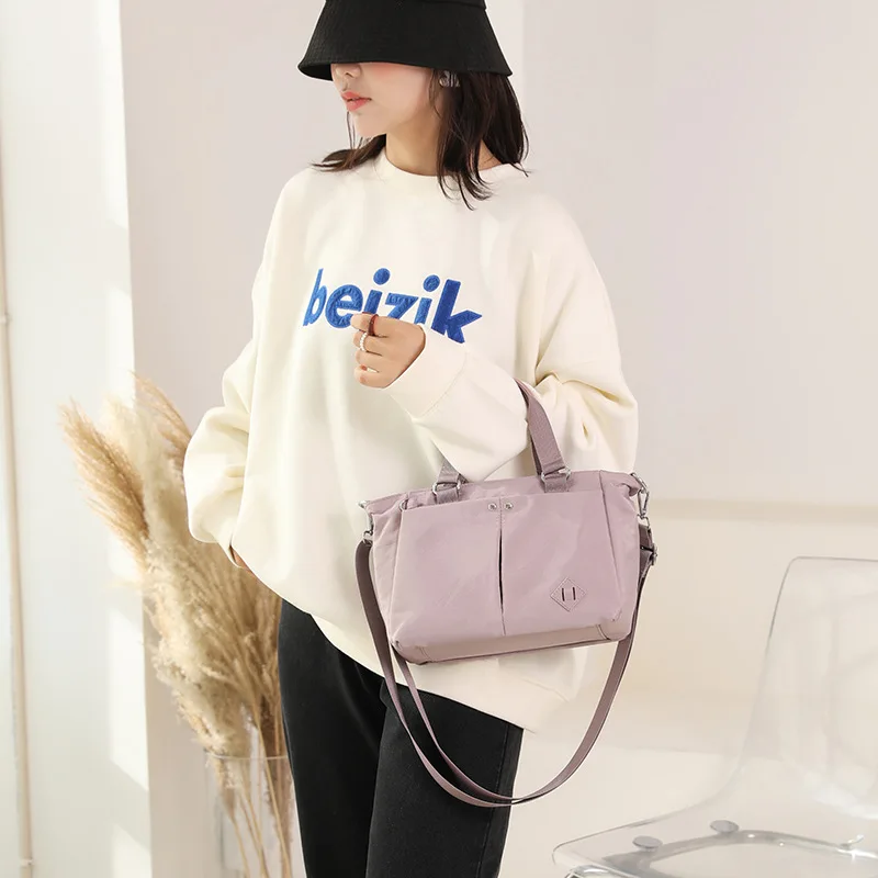 New Fashion Trendy Shoulder Bag Multi-layer Large Capacity Crossbody Bag Commuter Water-repellent Backpack Girl Handbag