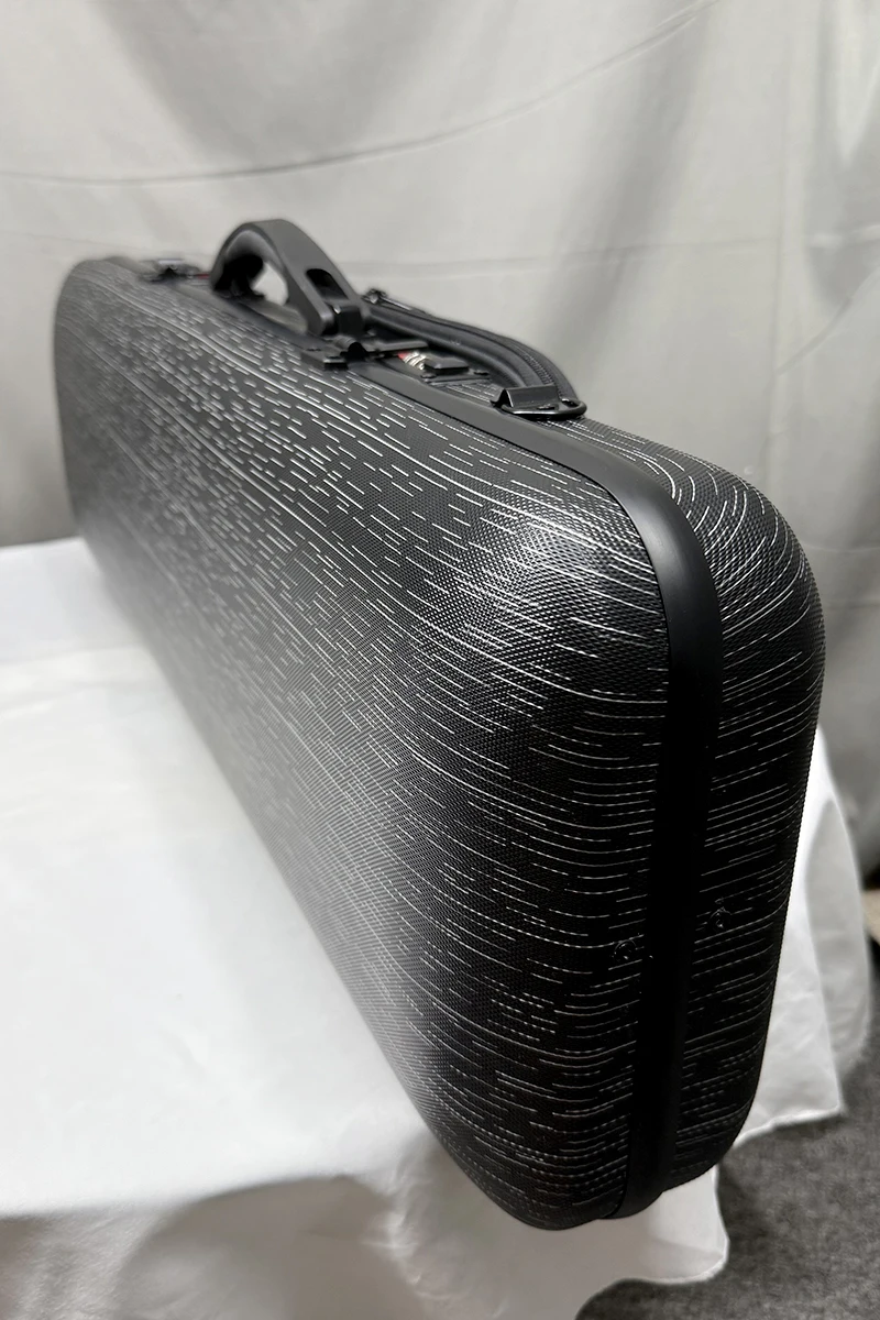 Fiberglass Rectangle Violin Hard case 4/4 Black Colour Musical Accessories