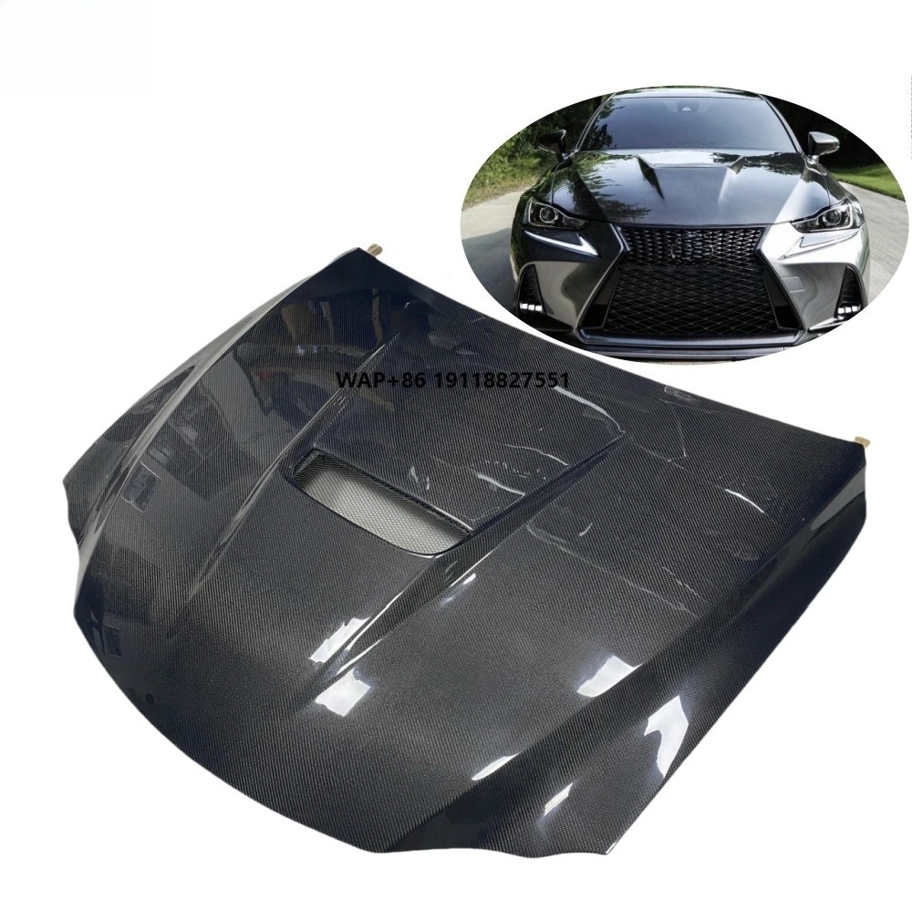 

For Is250 Is300 Is350 Upgraded Carbon Fiber Hood Replaces Original OEM Hood