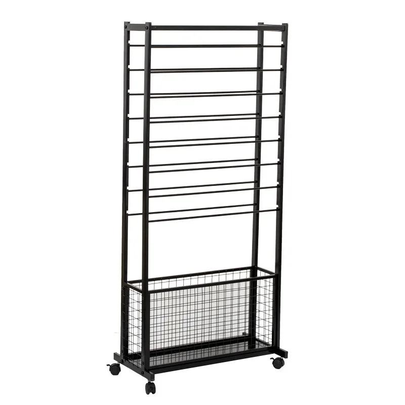 

New wrought iron ribbon rack flower shop supplies shelf flower wrapping paper rack ribbon ribbon storage display rack