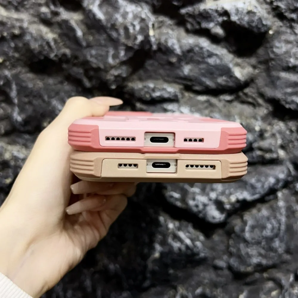 Luxury Magnetic Built-in Stand Phone Case For iPhone 14 16 17 13 11 12 15 Pro Max Air Shockproof Kickstand For Magsafe PC Cover view 6