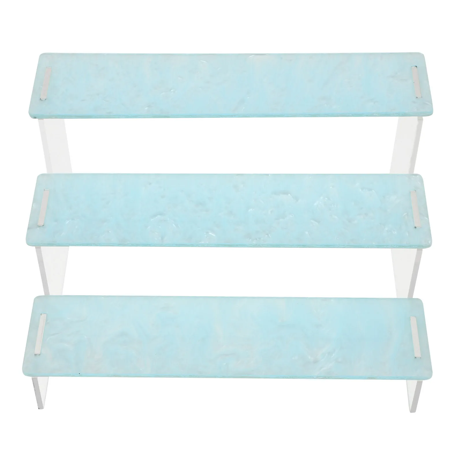 

2Pcs Multi-Layer Acrylic Figures Stand Durable Clear Rack for Collection Display and Organizing Small Items Display Rack