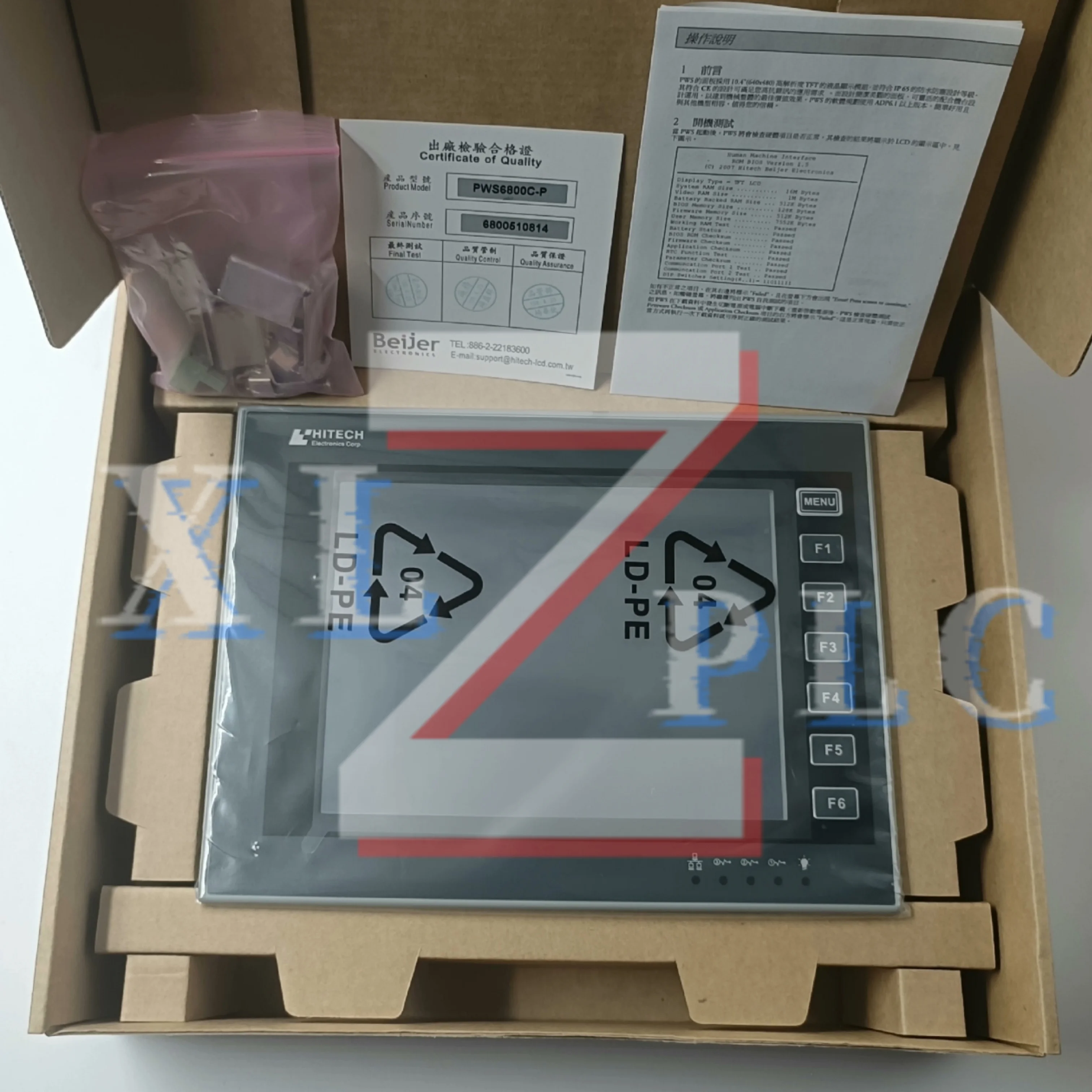 

PWS6800C-N PWS6800C-P Сенсорная панель HMI новая на складе