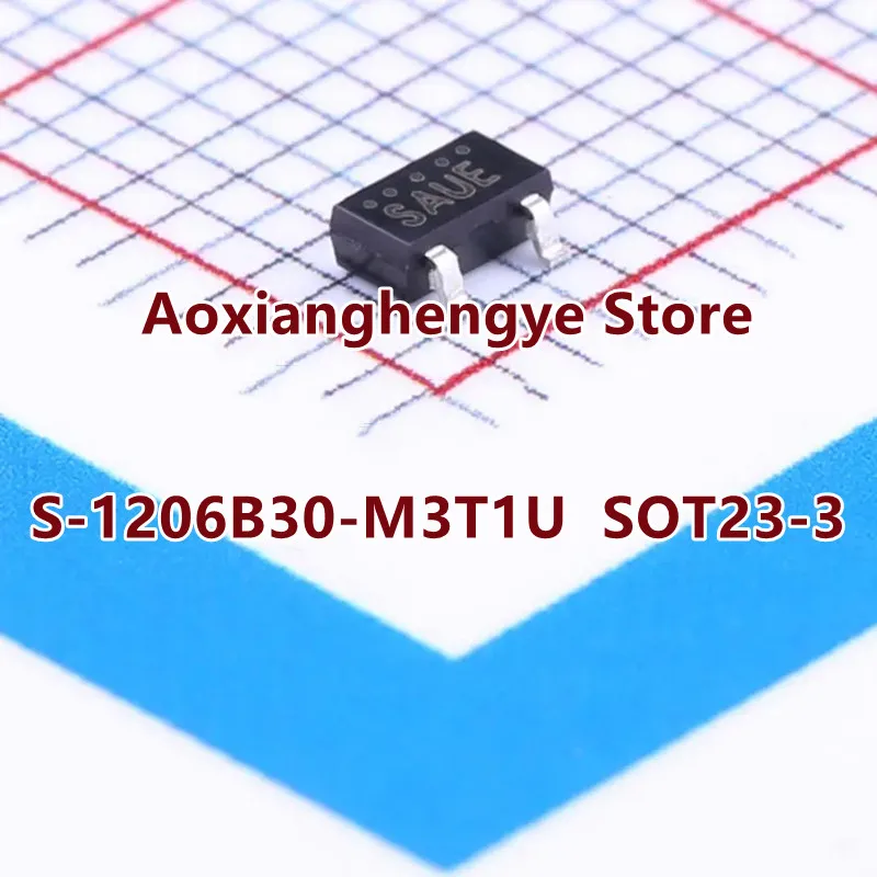 10 قطعة S-1206B30-M3T1U SOT23-3 استهلاك التيار المنخفض للغاية ومنظم جهد CMOS منخفض التسرب