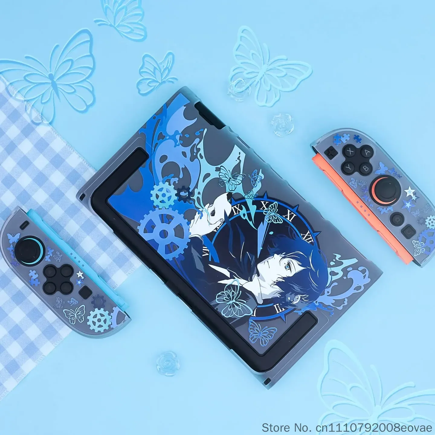 Makoto Yuki Hard Protective Case Semi Transparent Persona 3 Pattern Compatible With Switch 2 Oled Lite Game Console Cover view 4
