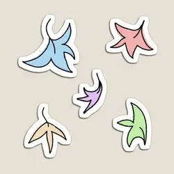 Heartstopper Leaves Magnet Home Magnetic Stickers Kids Holder Children for Fridge Organizer Colorful Refrigerator Toy Cute