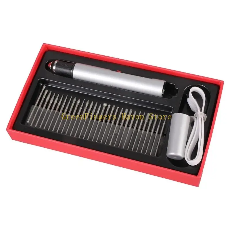 F68D Small Engraving Tool With 309 Bits 3 Selectable Speeds Easy To Use For Metal Plastic stonework