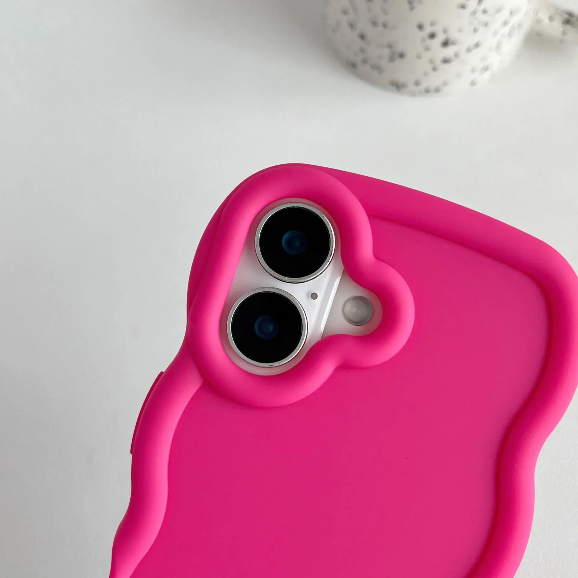Wave Pattern Cases for iphone 16 Pro Max 16 Plus Macaron Phone Case
