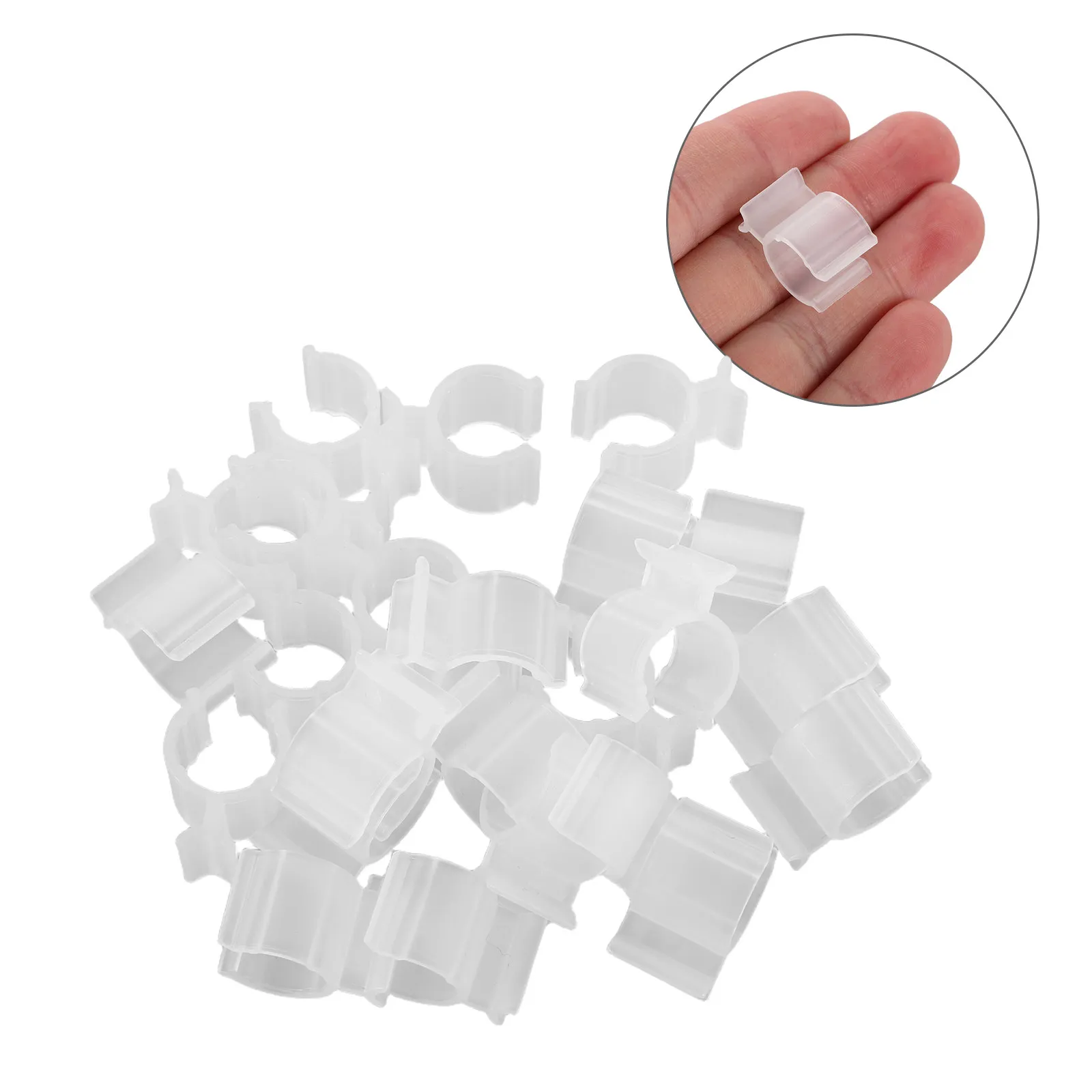 

50Pcs Press Bottle Cap Clips Lock for Travel Liquid Containers Leak Proof Small Travel Bottles Closure for Cleansing Oil