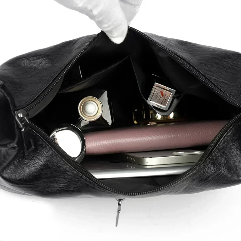 Women Bag Daily Shoulder Bag Quality Female Shoulder Messenger Crossbody Hobos Large Capacity Casual Totes PU Leather Handbag