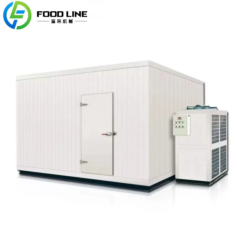 المشي الصناعي في غرفة تبريد الفريزر المتفجرة للدواجن والمأكولات البحرية مع تقنية تبريد فعالة