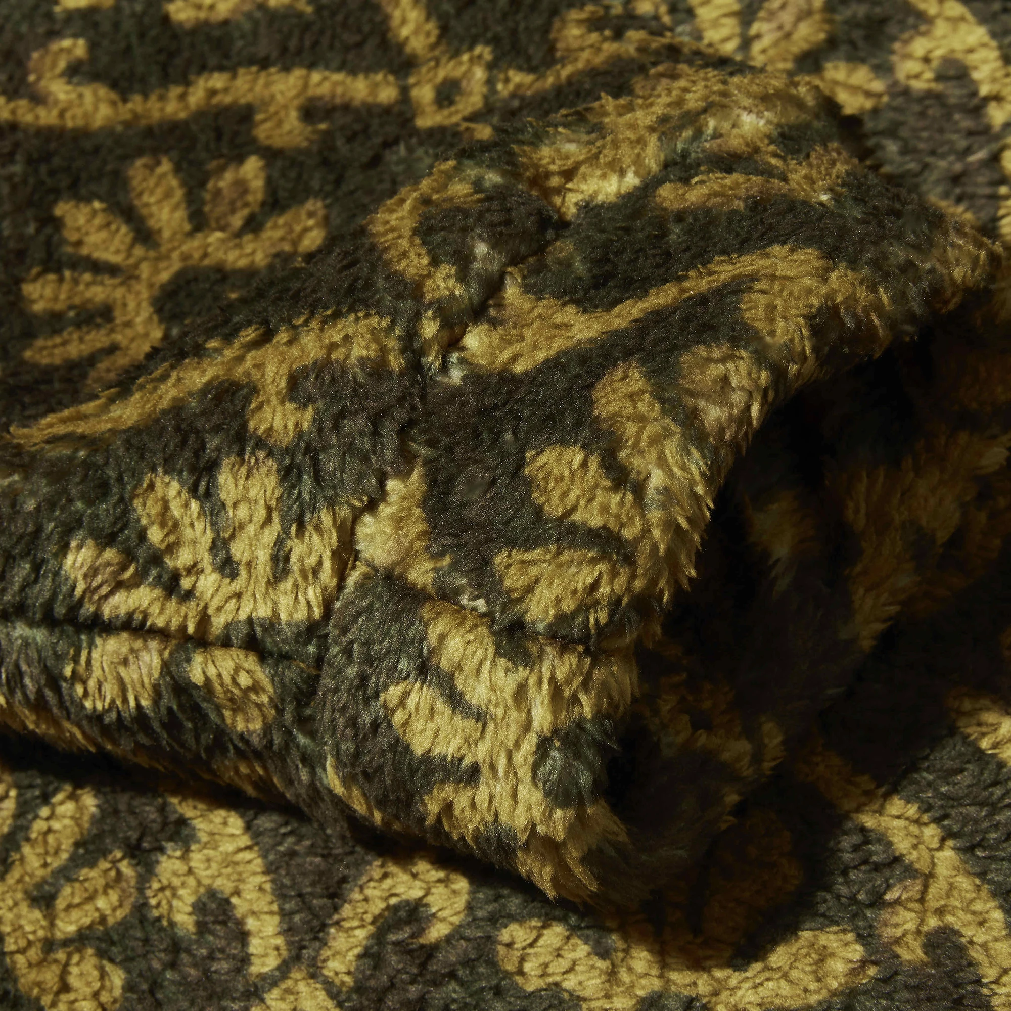 24AW KAPITAL Hirata Japonês Casual Lamb Fleece Fleece Floral Quente Solto Moletom com gola redonda para homens