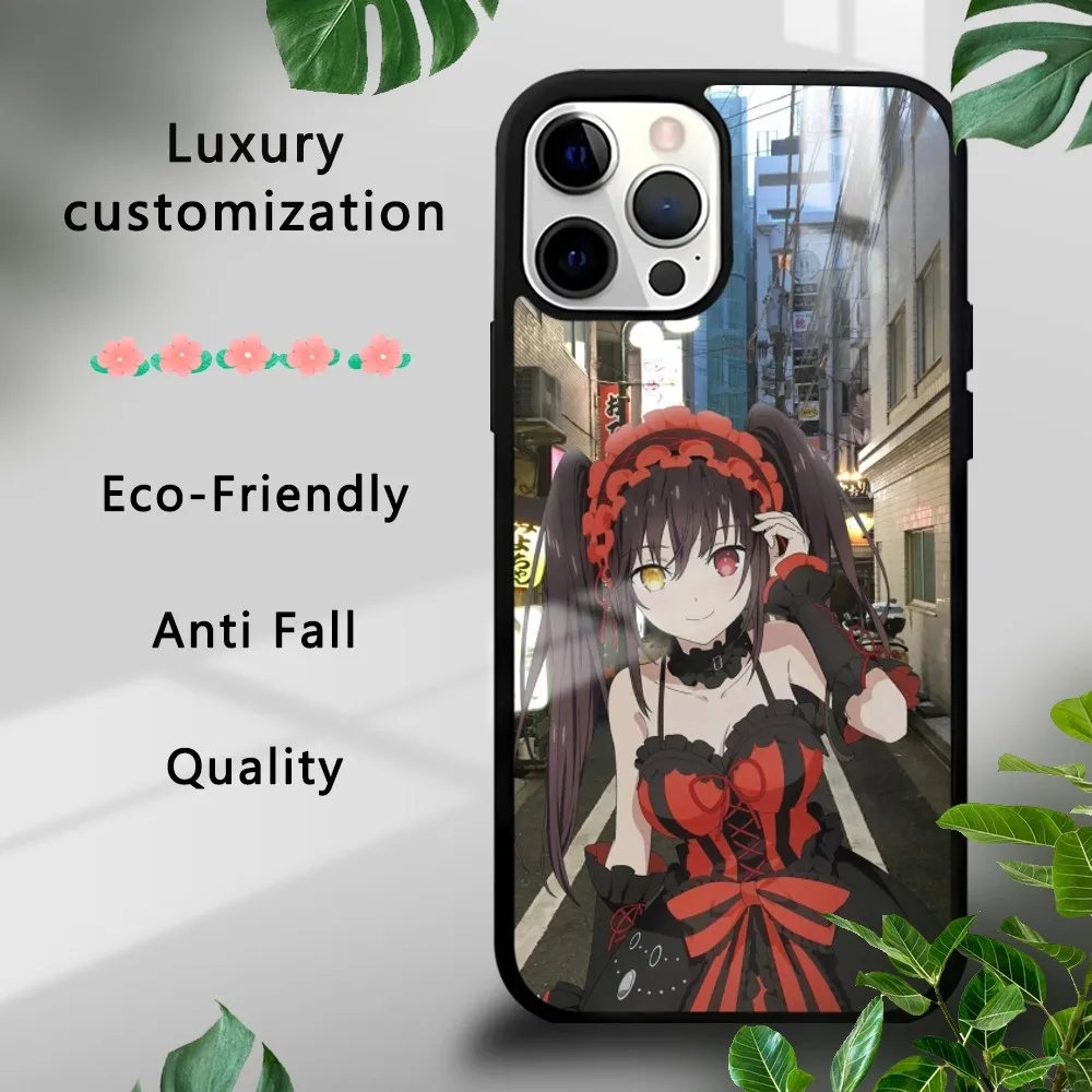 

Date Anime Girl Phone Case For IPhone 16 15 14 13 12 11 Pro Xs Max Mini Plus Celulares Hard Funda