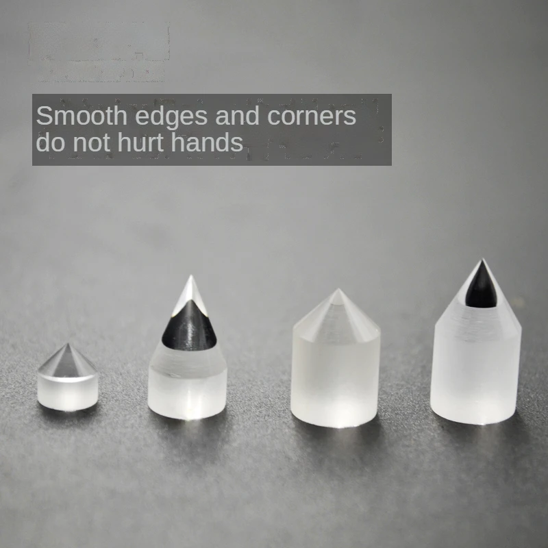 Lente a cono 15*10mm sensore 90 trasmissione della luce laser esperimento ottico elaborazione lente prisma