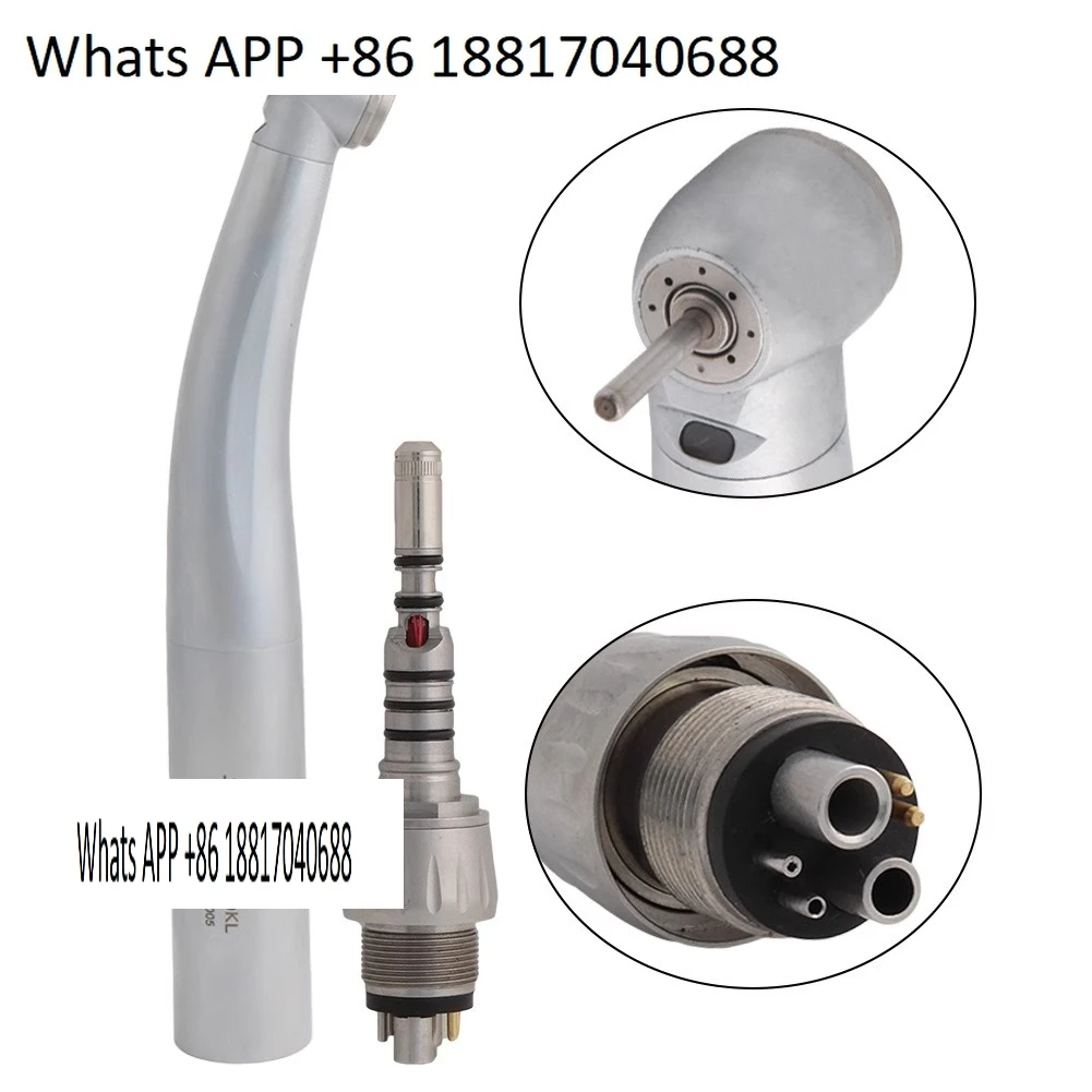 

LED Fiber Optic High Speed Mobile Phone Air Turbine Coupler Adapter 4 Hole 6 Hole Quick Connector, Accessories