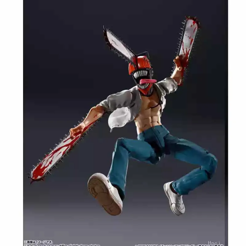 재고 있음 반다이 오리지널 S.H.Figuarts SHF 전기톱 남자 애니메이션 액션 피규어 장난감 소년/소녀/어린이/크리스마스 선물