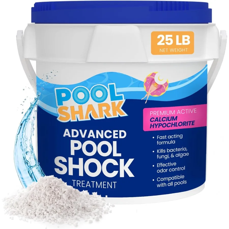 68 Amortiguador de piscina de hipoclorito de calcio para piscinas Gránulos de cloro de alta pureza para tratamiento de piscinas enterradas y elevadas