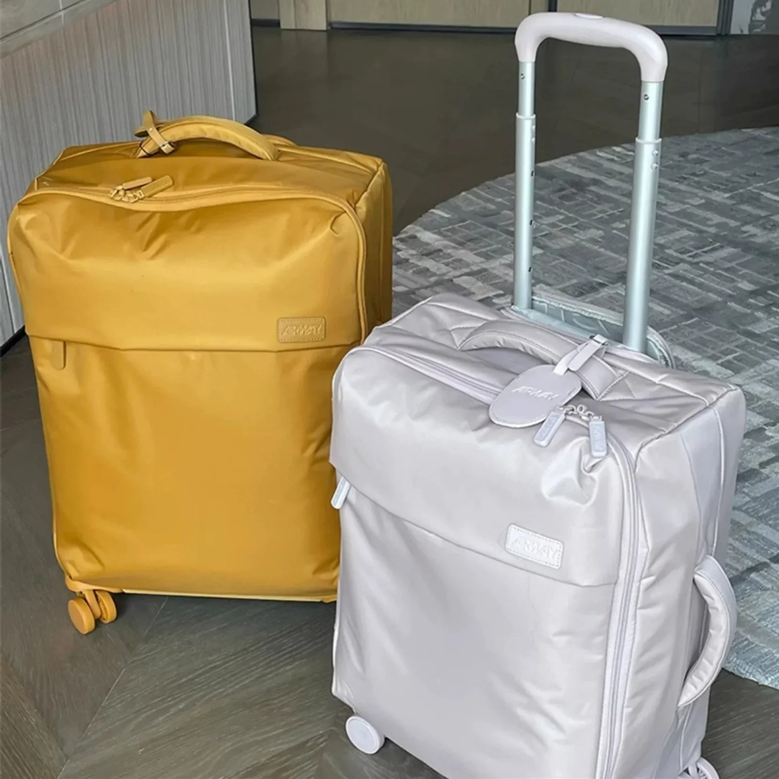 

Waterproof Oxford Trolley Case Ultra Light Travel Luggage Bag Aviation Box Silent Wheel Baggage Women Suitcases Business Handbag