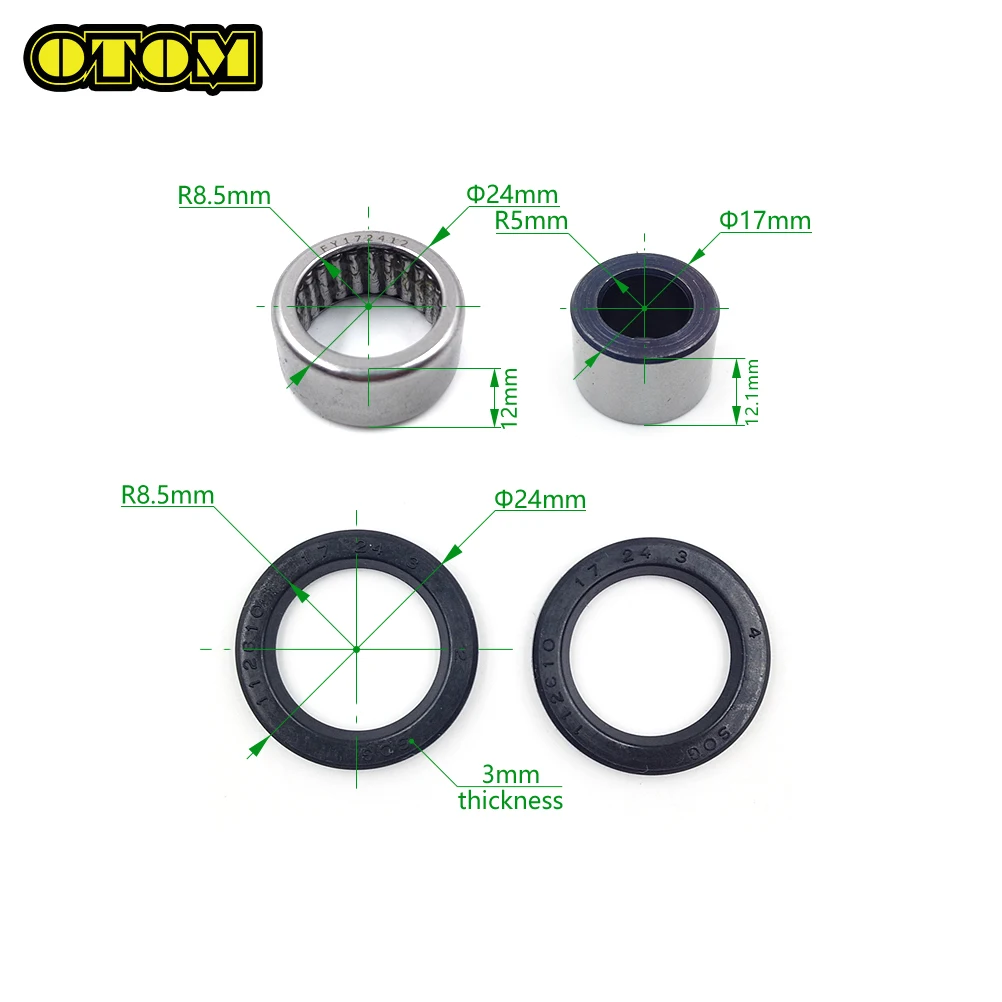 Motorcycle For YAMAHA Swing ARM Triangle Lever Linkage Arm Bearing Oil Seal Bushing Kit YZ250F YZ450FX WR450F 2022 Pit Dirt Bike