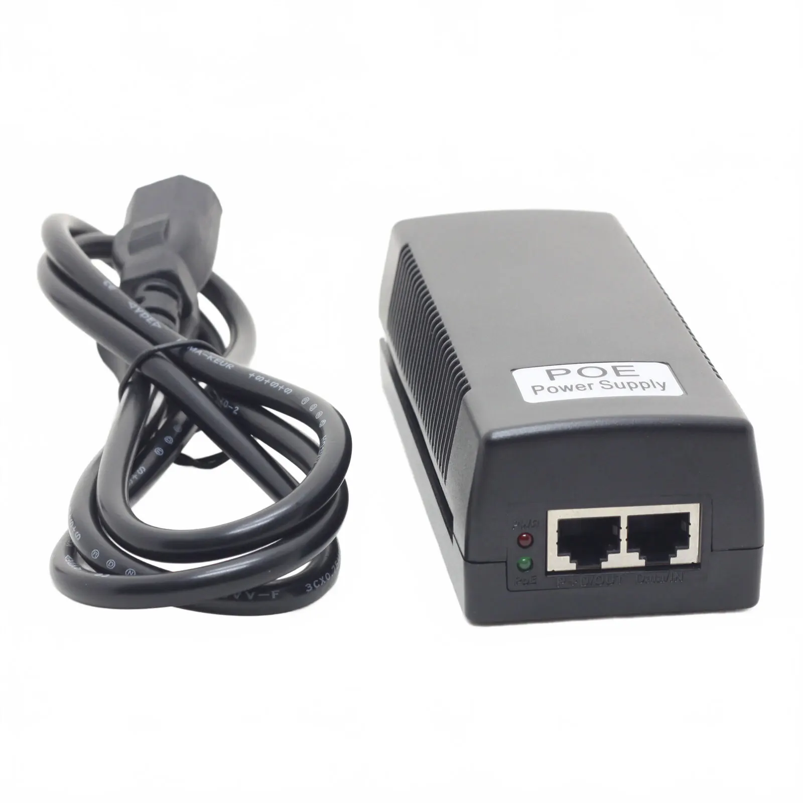 90 vatios PoE++ 802.3BT 2.5G Gigabit PoE adaptador de inyector 56V 1.6A 90W 2500mbps