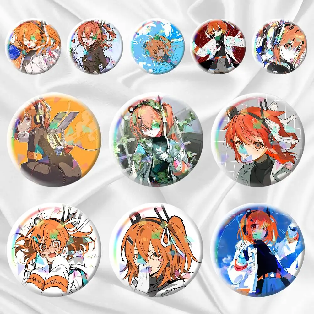 

adachi rei 75mm 44mm 25mm Brooch Backpack Hat Pins Accessories Toys Badge