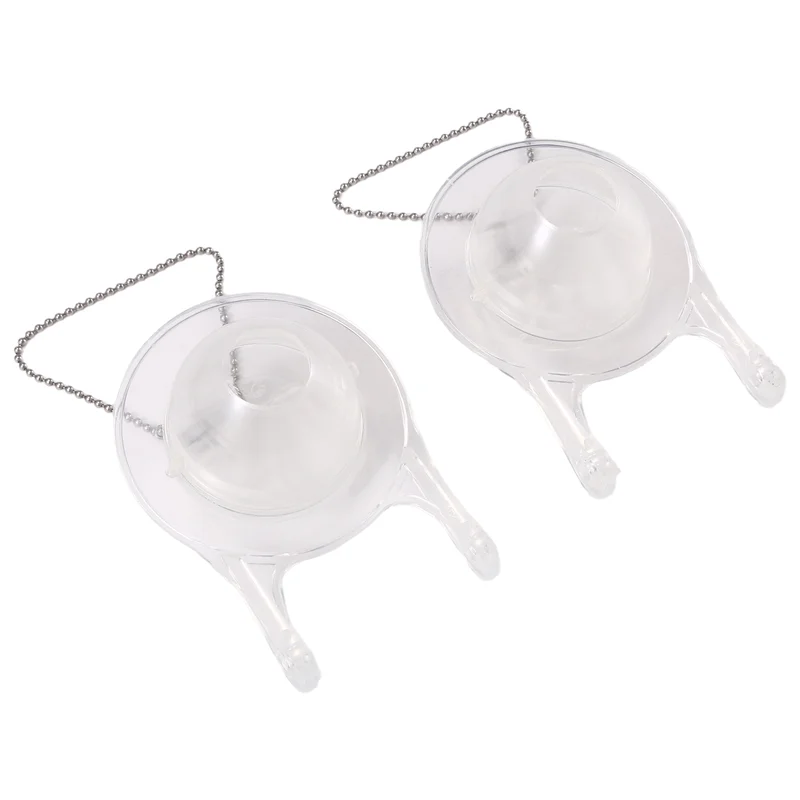 

Надежные сменные хлопья для унитаза, 2 шт., для GA715014-GEG1, 3 дюйма, с цепочкой из нержавеющей стали и крючком, надежная заслонка для унитаза