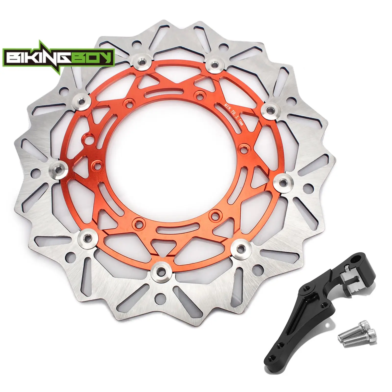 For Husqvarna FE 250 350 450 501 FX 350 450 TE 150 250 300 TX 300 18 19 20 21 FC Oversize 320mm Front Brake Disc Rotor Bracket