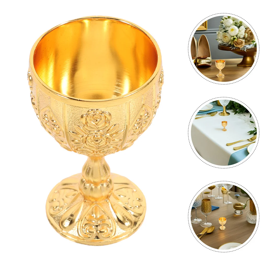 

2pcs Vintage Chalice Glass Set Embossed Design Wine Cocktail Whiskey Goblet Medieval Decorative Cup Wedding Party Home Bar Use