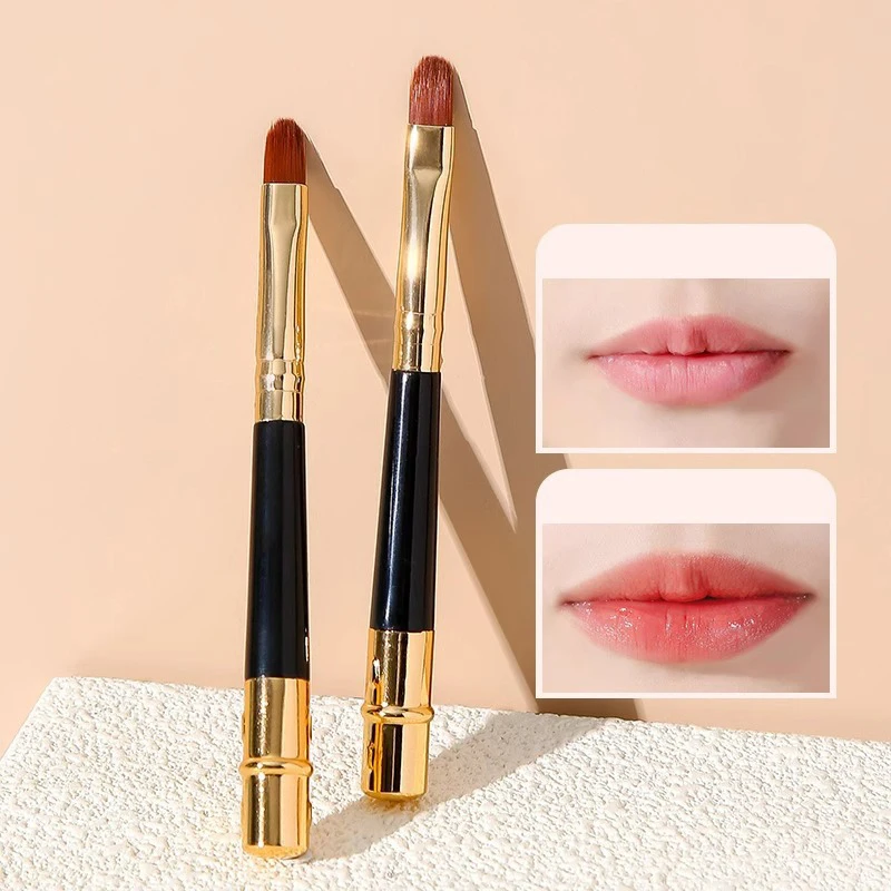 

Retractable Lip Makeup Brush Lipstick Lip Gloss Brush Eyeshadow Foundation Brush Applicator Travel Cosmetic Beauty Tool