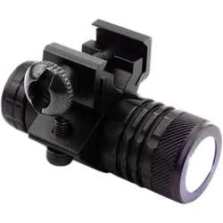 Mini Glock LED Flashlight with Ring Mount, Pistol Light, Fit for 11mm, 20mm, Picatinny, Dovetail Rail