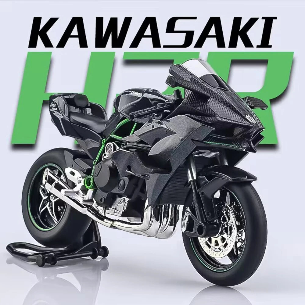 

Масштаб 1:12 Kawasaki H2R 400, модель мотоцикла, игрушечный автомобиль, сплав, топливный бак, резиновые шины, мотоциклы, амортизирующие игрушки для детей, подарок