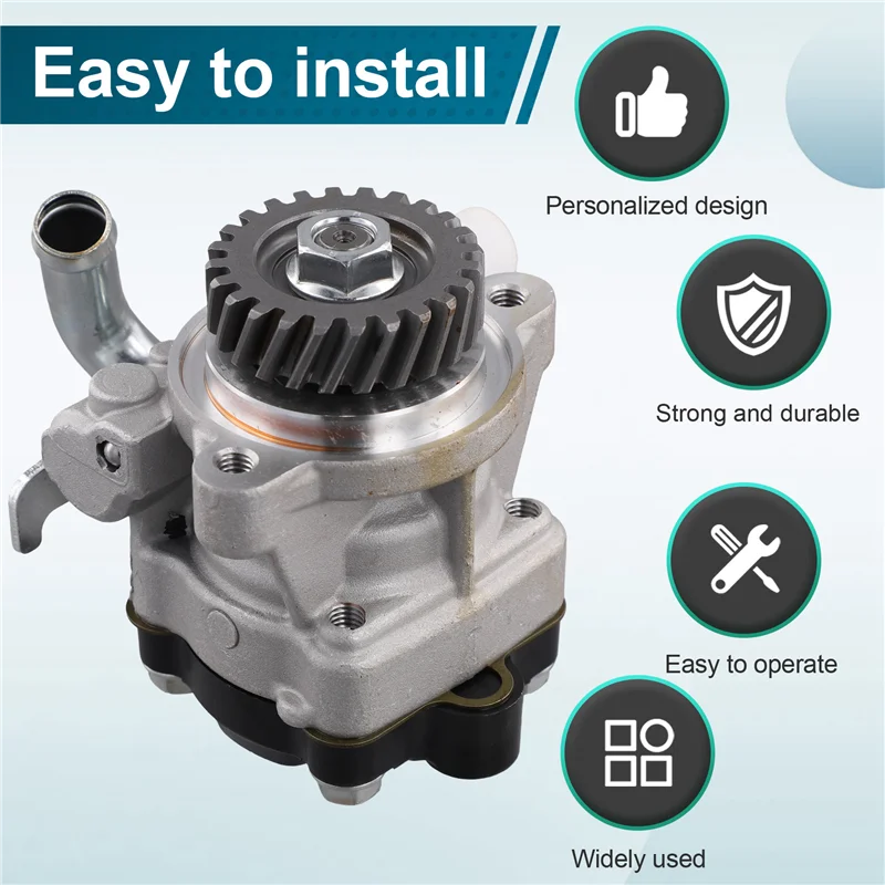 

For Mitsubishi Pajero Montero V26 V36 V46 4M40 2.8 L Power Steering Oil Pump Assembly MR267661 MB922703 Booster Pump