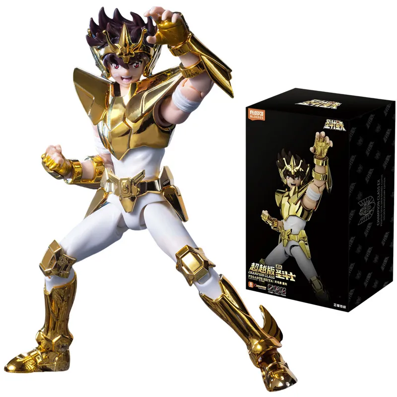 

Оригинальный BLOKEES Gold Saint Saint Seiya EX ‌ Коллекционная сборная фигурка-модель, подвижная настольная игрушка, подарок на день рождения