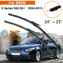Car Wiper For BMW 5 Series E60/E61 2004-2010 Windshield Rubber Silicon Refill Front Window Wiper 24