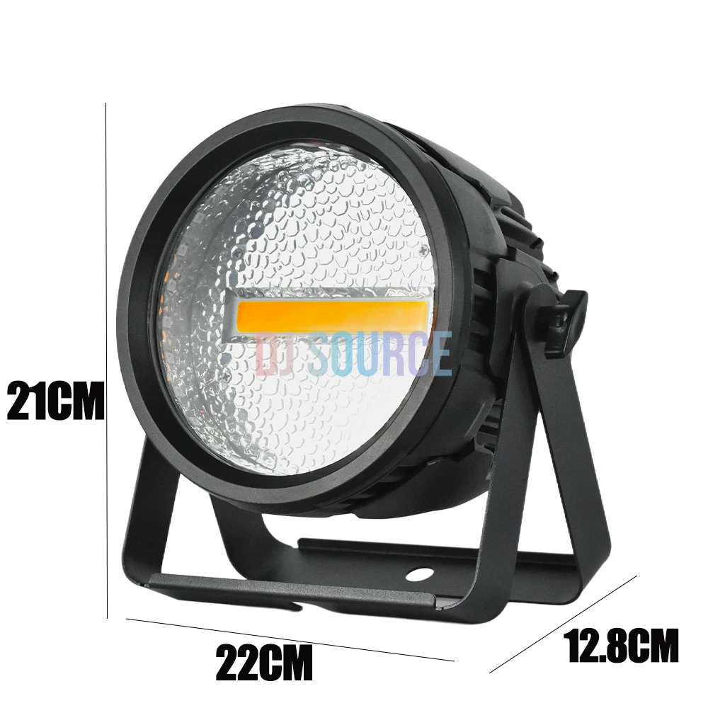 1/2/4Pcs IP65 LED 60W COB Retro Light Golden Amber Wash Stage Light 8/10CH DMX512 DJ Disco Club Outdoor Waterproof Stage Effect