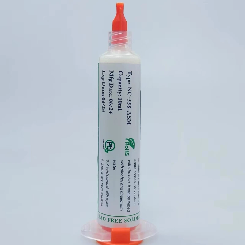 1PC Flux Paste 223 218 558 559 10cc NC-559-ASM-UV Flux Paste Lead-free Solder Paste Solder Flux + Needles Soldering Supplies